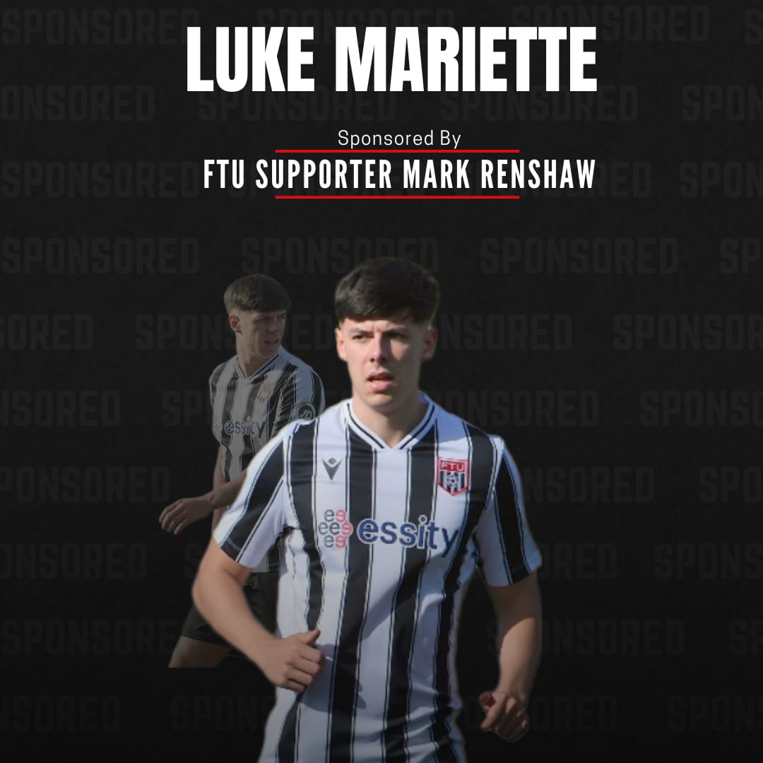 Luke Mariette is sponsored by FTU Supporter Mark Renshaw - Flint Town ...